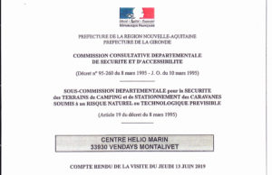 Lire la suite à propos de l’article Rapport commission de sécurité